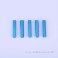 Custom aluminum threaded metal knurled spacer